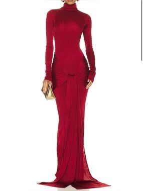 HELSA
Slinky Jersey Sarong Maxi Dress XS